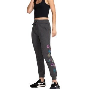 Johnny Was Embroidered French Terry Joggers